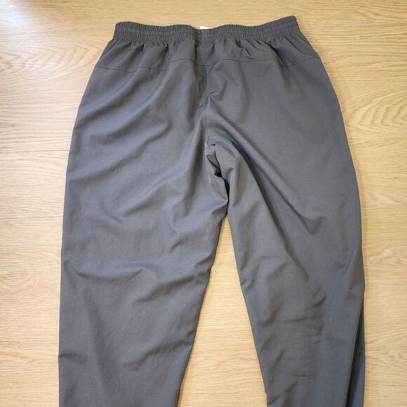 Under Armour Pants Mens XL Sportstyle Woven Track Joggers Mesh Lined Gray Stripe - Picture 11 of 12